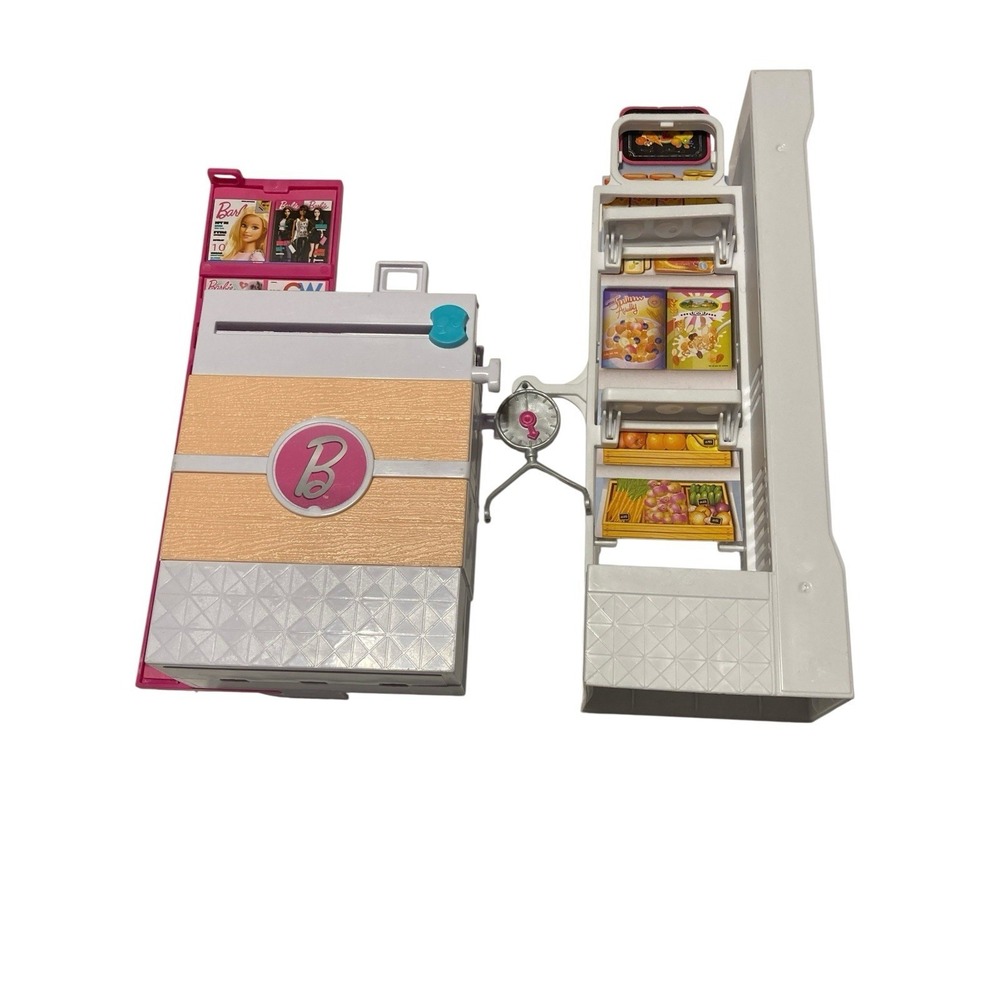 Barbie Supermarket Grocery Store Replacement Parts Shelf And Checkout Counter